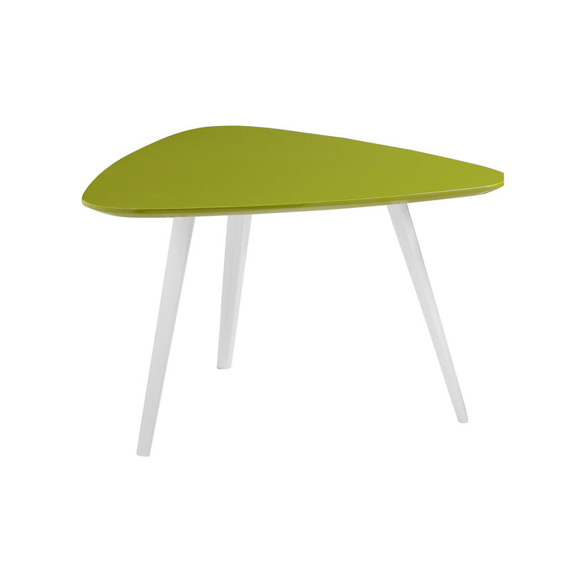     Pangea Home Hal 3 Legs End Table - Hal Accent Table – Modern Side Table for Living Room, Bedroom, or Lounge Spaces - Green Side Table