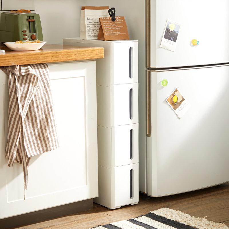 Hartmut Plastic / Acrylic Bathroom Drawers, White