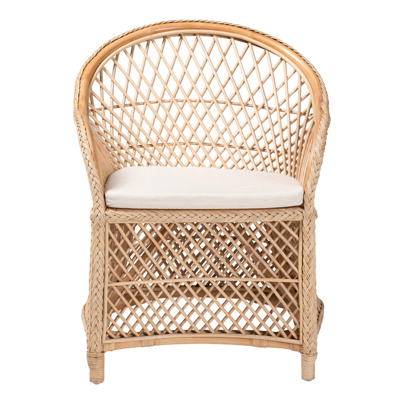 Chaise de style traditionnel décontracté, Natural
