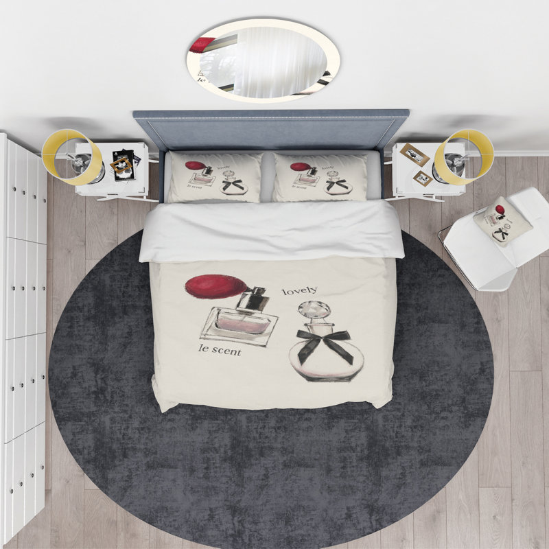 Glam Duvet Cover, Twin Duvet Cover + 1 Sham