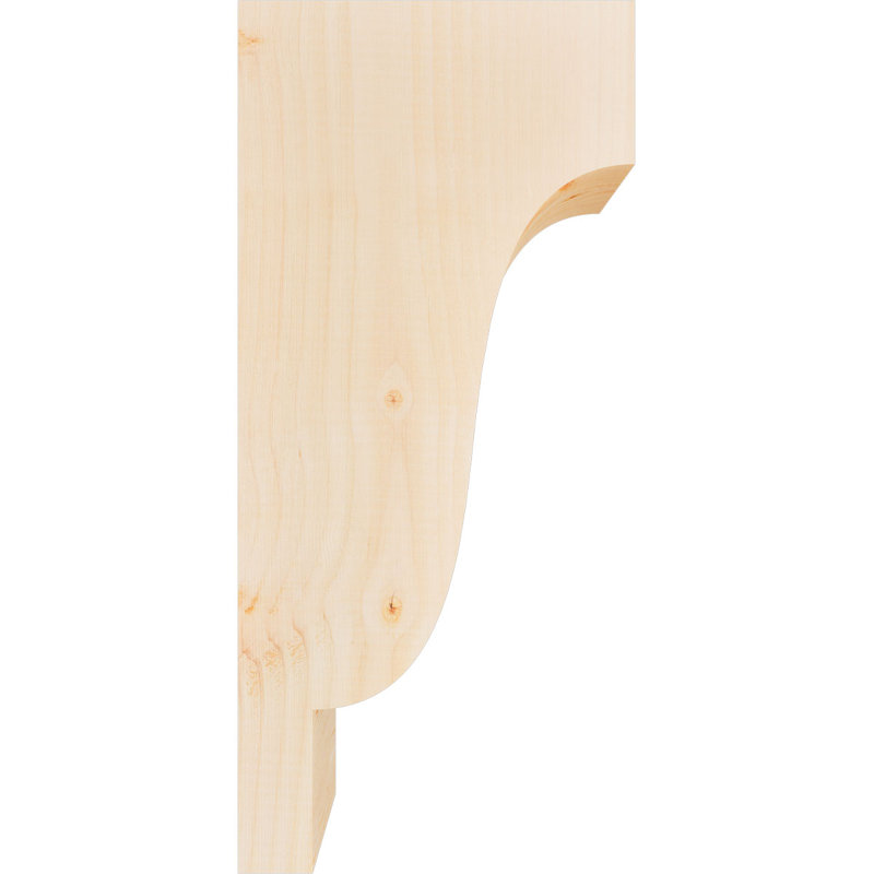 Newport Corbel, H 22 po x l 5,5 po x P 10 po, Sapin de Douglas, Lisse