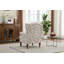 Chaise d'appoint moderne avec support ergonomique et revêtement floral