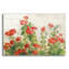 «Red Geraniums On White V2» par Danhui Nai, art mural en verre acrylique-2000739936