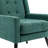 26.77" Mid-Century Modern Accent Chair With Linen Upholstery, Tufted Back And Black Solid Wood Legs(Set Of 2)-887376066