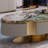 High-end light luxury design sense coffee table