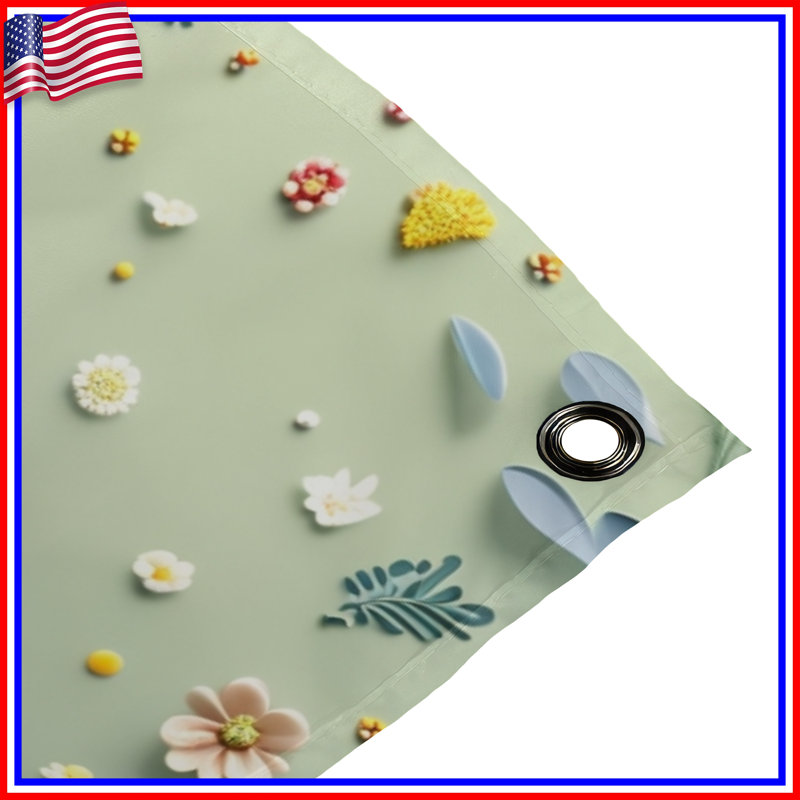 Tapisserie florale - Décoration murale nature, 50in H x60in W with 4 Grommets