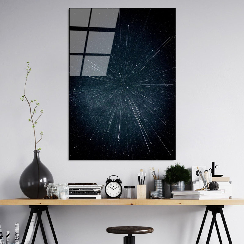 Peinture décorative en verre trempé