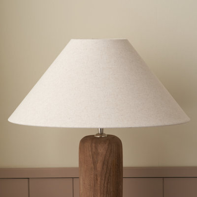 Abirad 28 cm H Empire Lamp Shade ( Screw On ) in Beige