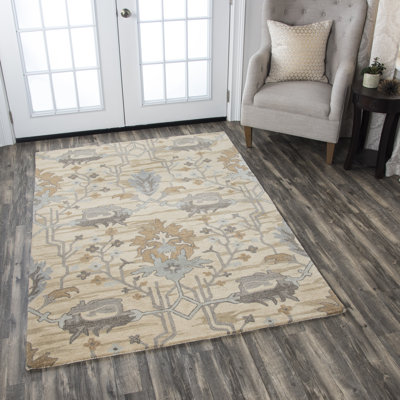Haledon Wool Geometric Indoor Rug