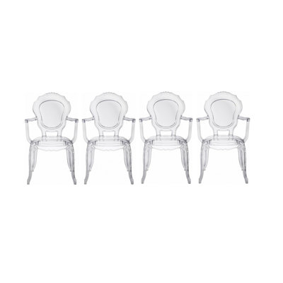 Chaise avec accoudoirs Malechi Queen Anne
