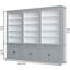 Bodee 240 cm H x 300 cm W Library Bookcase-1005911243