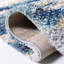 Tapis bleu marine / ivoire à motif abstrait Araya-1879882860