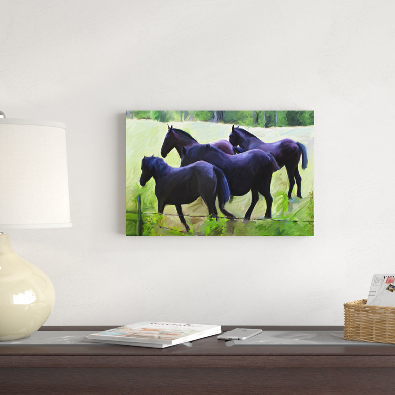 Guilford Horses II, H 12 po x l 18 po x P 1,25 po