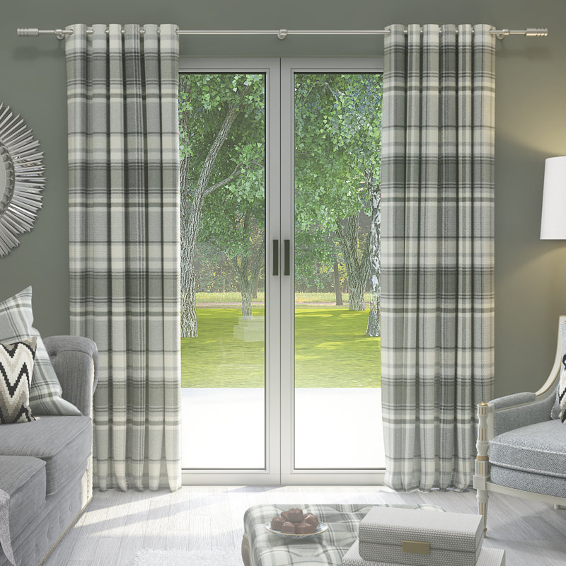 Coova Blackout Curtain Pair, 116 W x 182 D cm, Light Grey