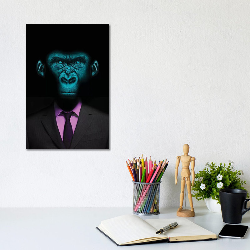 Fluoro Shirt by Vin Zzep - Wrapped Canvas Print, 20.32 cm H x 30.48 cm W