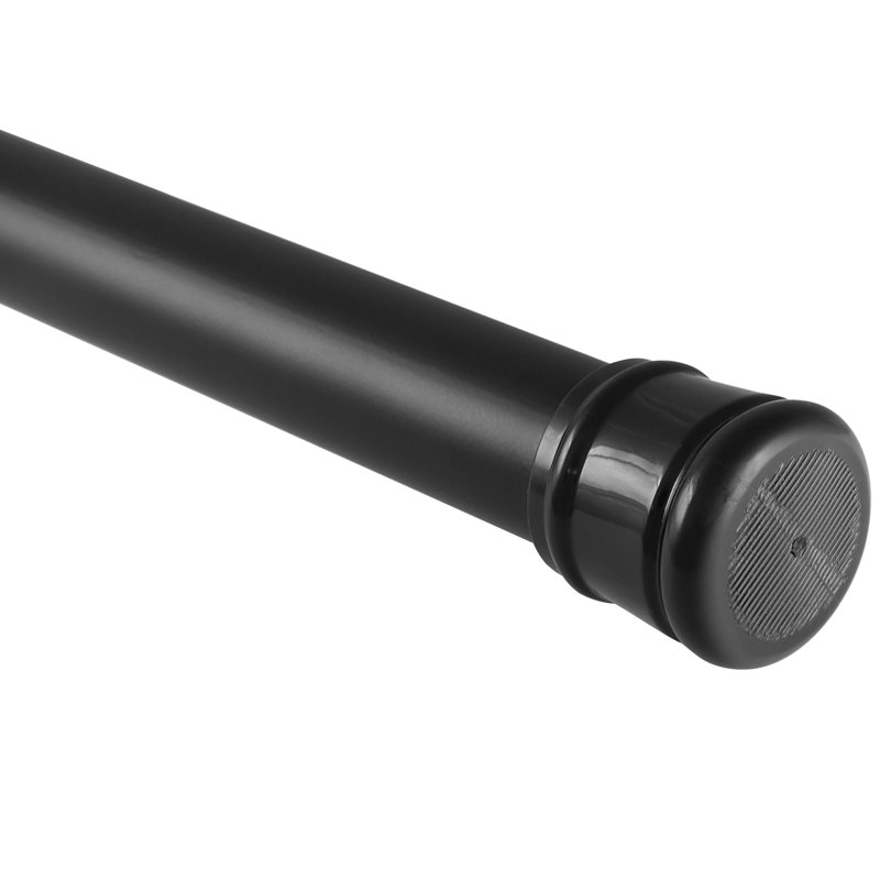 Adjustable Shower Rod in Matte Black, 63"