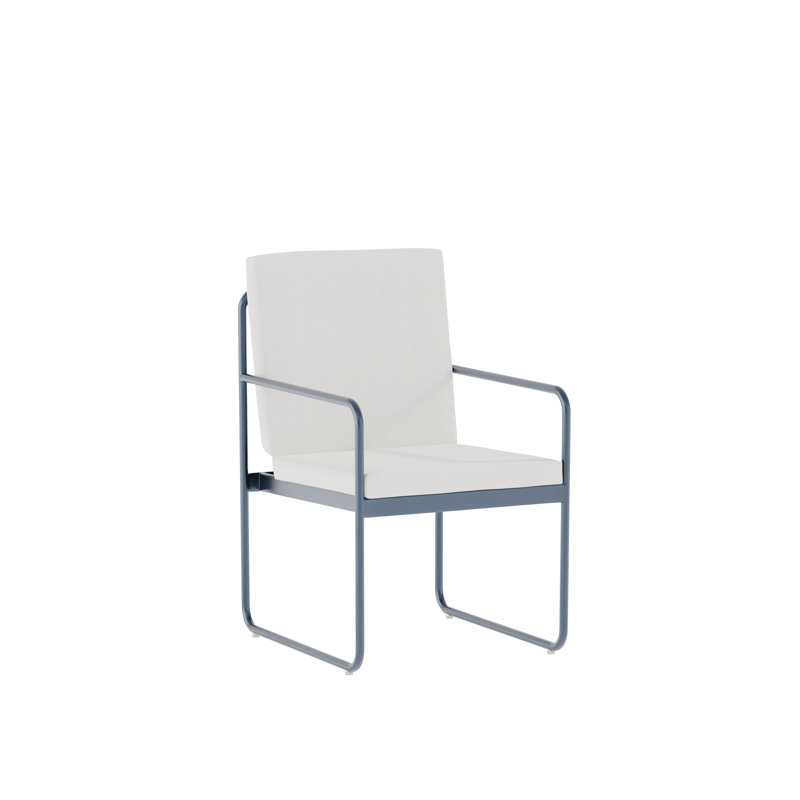 Chaise Oasis, Bleu, Blanc