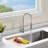 Topcraft Single-Handle Single-Hole Spring Kitchen Faucet