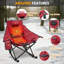 Heated Rocking Chair with Power Bank, Adjustable Temperature Oversized Portable Foldable Camping Chair-1782333232