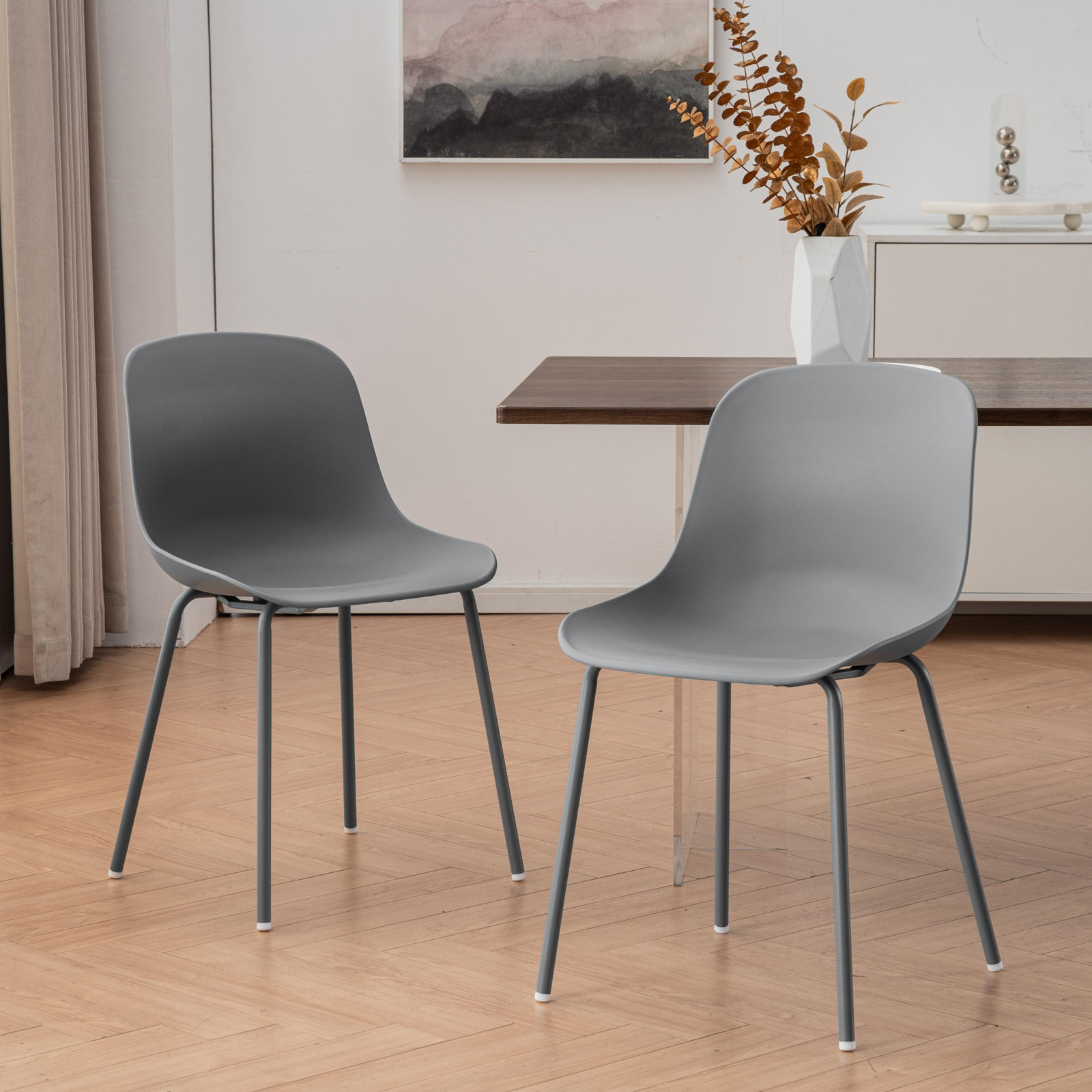Meli Dining Chair, Gray