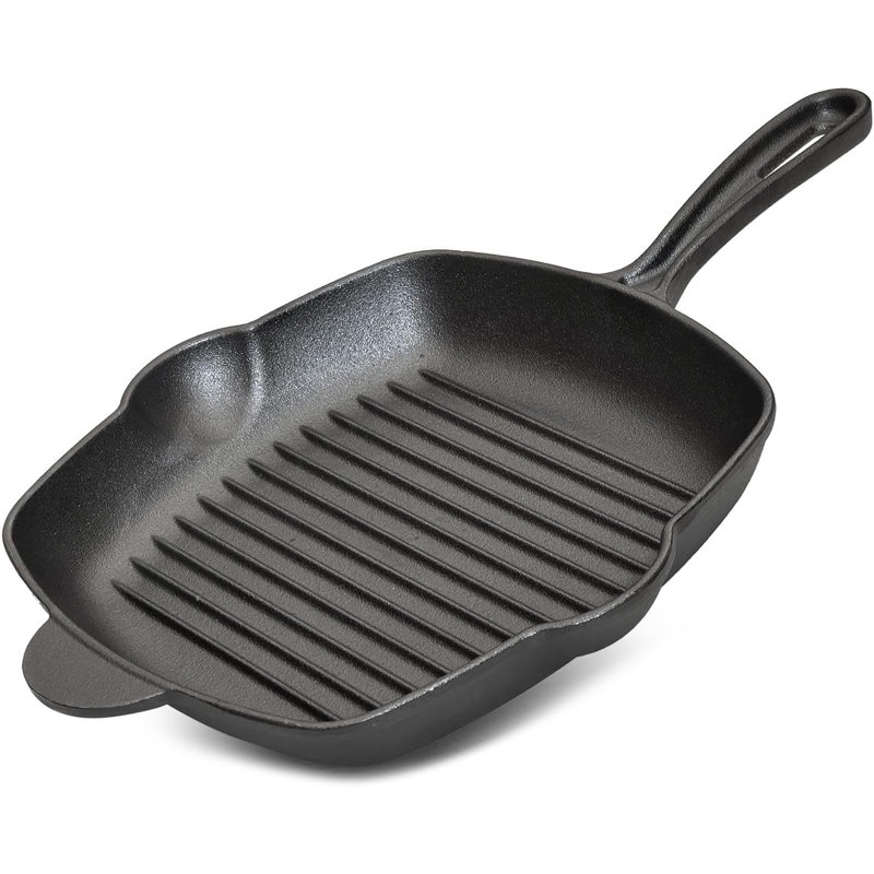 Cast Iron Grill & Griddle Pan