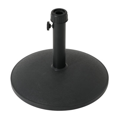 Outdoor 35-Pound Round Black Umbrella Base