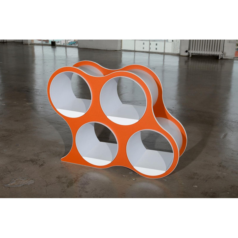 Bibliothèque géométrique BOLLA Pop, 4 tablettes, Tangerine
