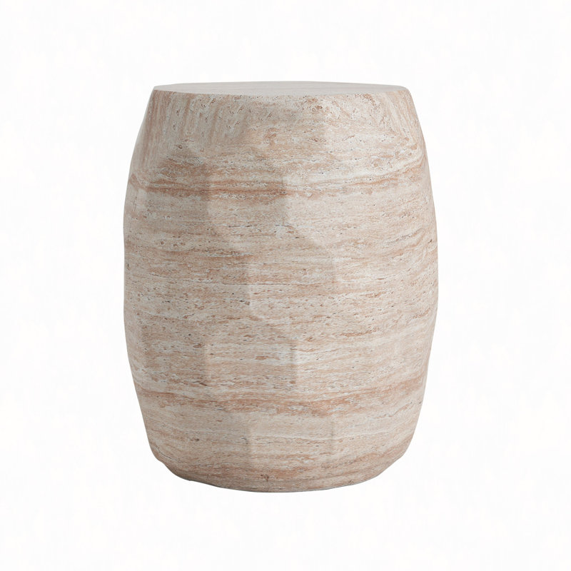 Outdoor/Indoor Lightweight Concrete Side Table