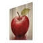 Fruit, pomme, bonbon, rouge sur bois-156891798