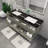 Kirker 72" Wall-Mounted Double Bathroom Vanity Set-1915091827