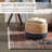Teele 18" Wide Round Pouf Ottoman-2029426611