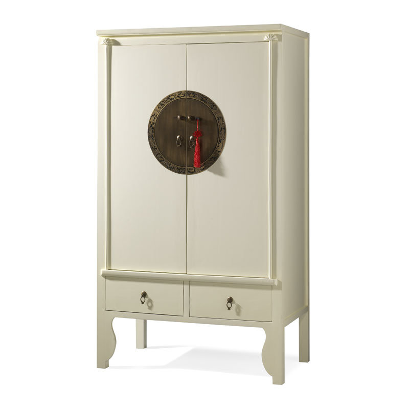 Hangzhou 2 Door Solid Wood Wardrobe