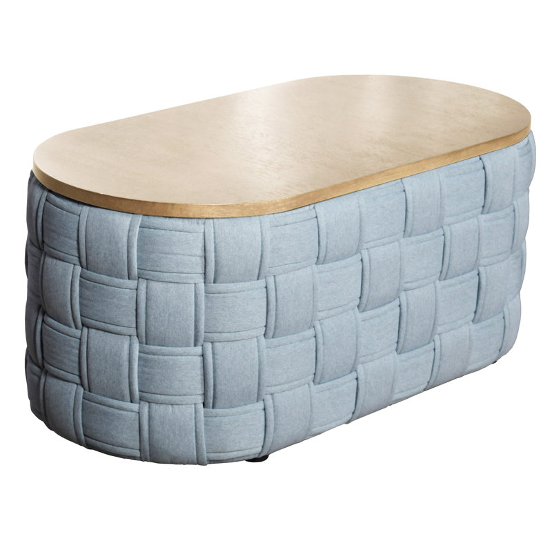 Coffee Table With Knitting Texture Base