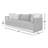 Fifer Upholstered Patio Sofa
