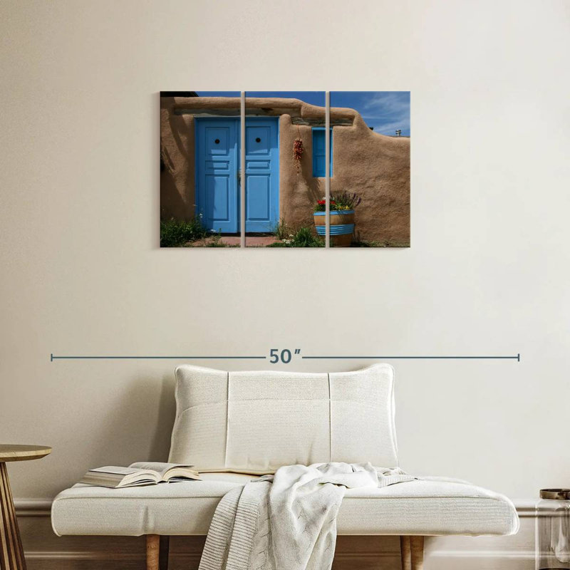 Lilie Blue Taos House, H 20 po x l 33 po