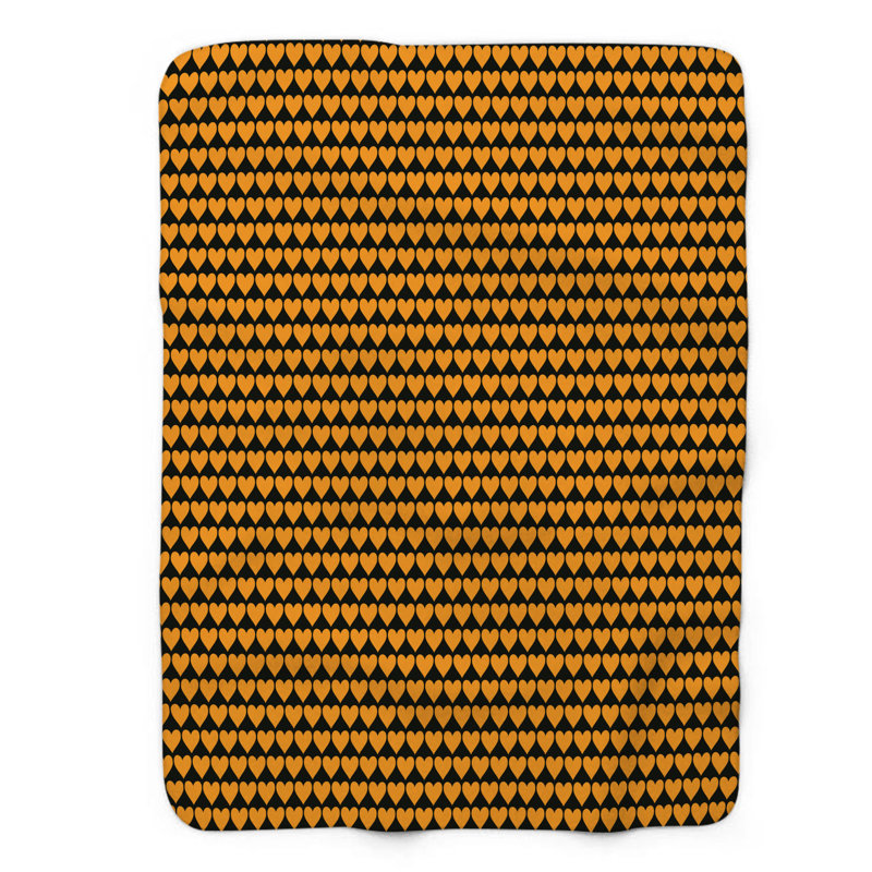 Citron chaud - couverture sherpa de qualité supérieure 1 pièce, Lit simple