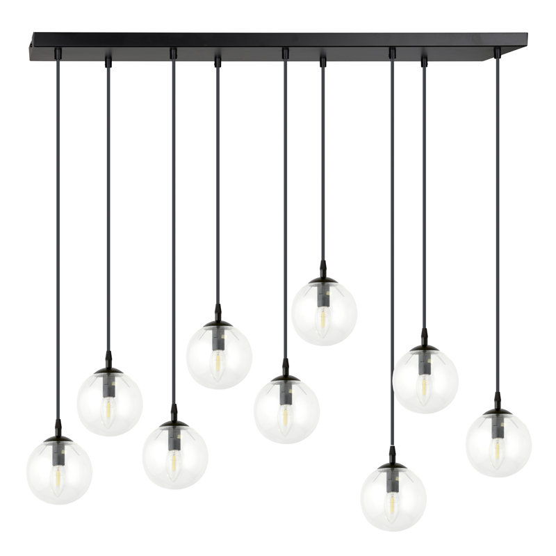 Cadesha 9 - Light Black Pendant, Transparent