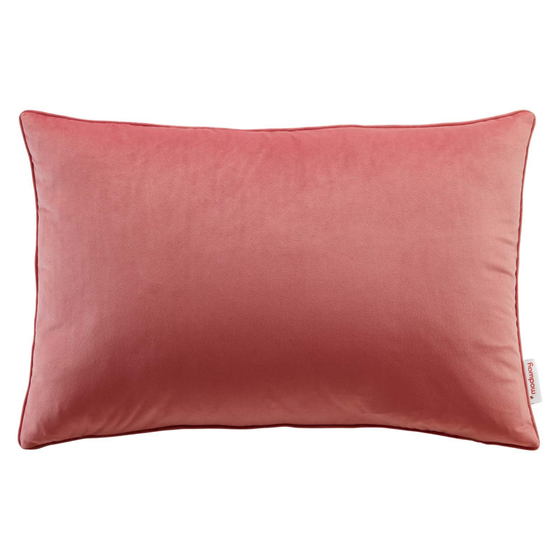 Blossom Performance Velvet Lumbar Throw Pillow 23.5"