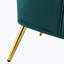 Chaise de bureau en velours-88876373