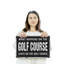 Ce qui se passe sur le terrain de golf reste sur le terrain de golf en aluminium 12 po x 18 po-119538603-119538606