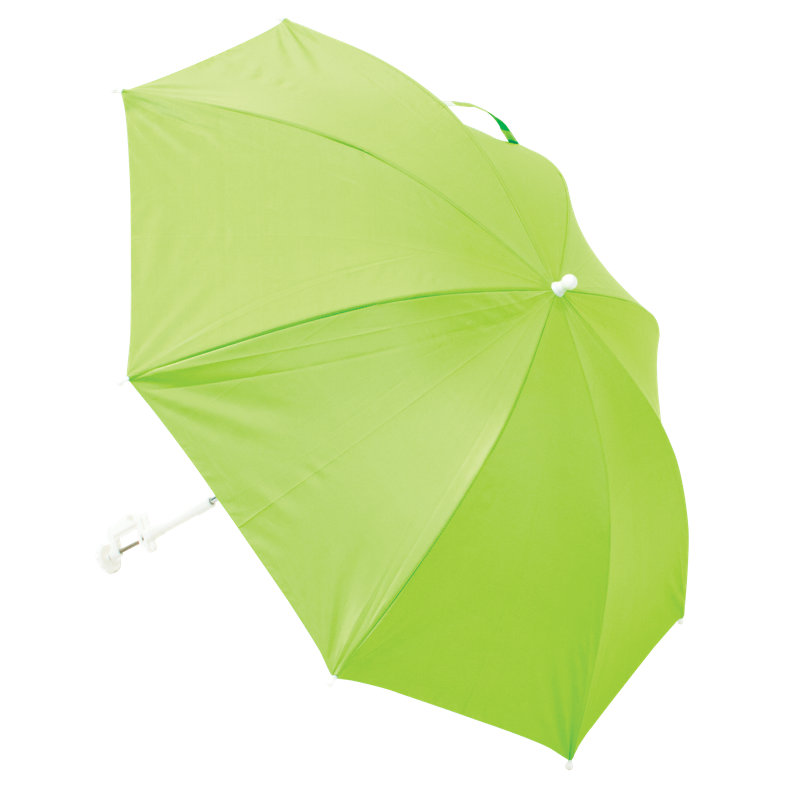 Parasol de plage avec parasol ajustable 4 pi Wave Beach, Vert