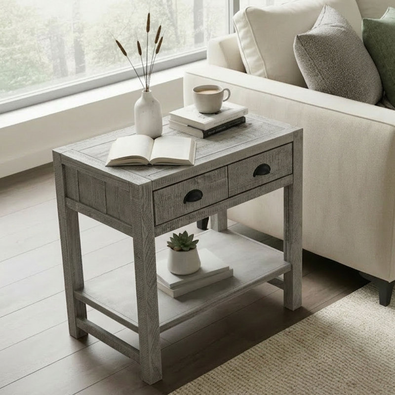 Table de chevet Arden, gris