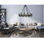 Geraghty 12 - Light Wagon Wheel Chandelier