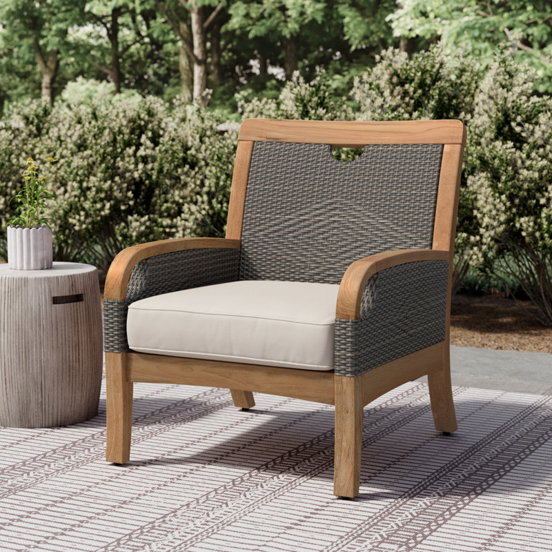 Teak Patio Chair with Cushions