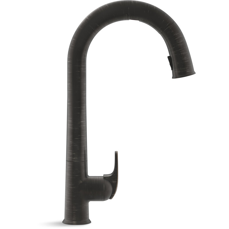 Sensate Pull-Down Touchless Single Handle Kitchen Faucet, Oil Rubbed Bronze