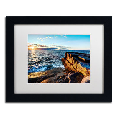 " Sunrise Over The Atlantic In Maine " by David Ayash