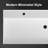 18.9x47''  Wall Mounted Counter Bathroom Sink, Solid Surface Basin With Two Holes Rectangular
