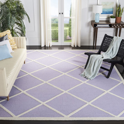Sanyla Hand Tufted Wool Geometric Rug