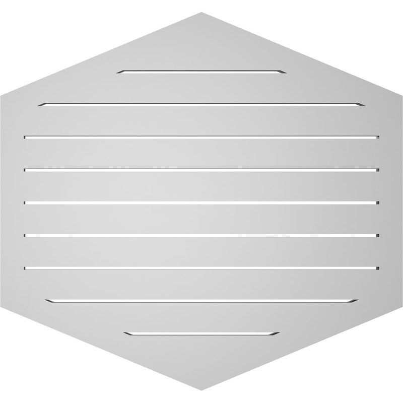 Pente verticale verticale en uréthane 5 pi, H 1,5 po x l 34 po x L 32 po