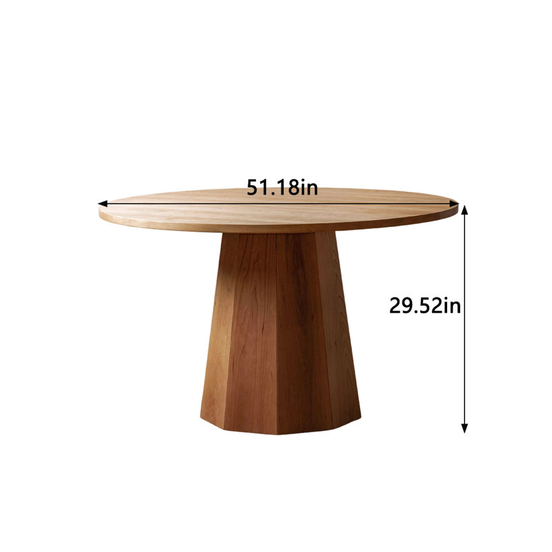 Table de salle à manger Leodora, L 51,18 po x L 51,18 po